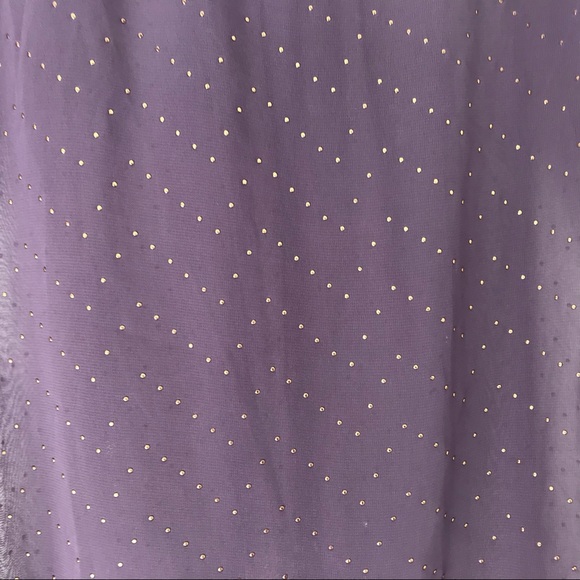 Tea n Rose sheer top with gold dots - Picture 3 of 4